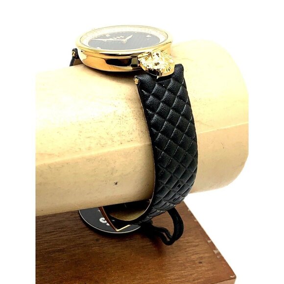 Versus by Versace Women\'s Watch VSPZU0221 Black Dial Gold Case Leather Band main image 9